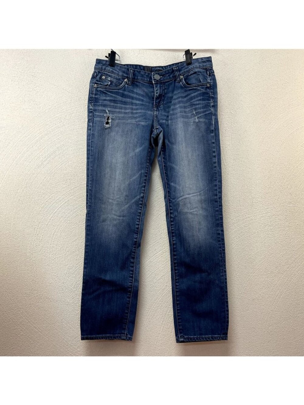 KUT From The Kloth Distressed Blue Jeans Capris Size 4
